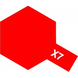[TYA 81007] Tamiya : X7 - Rouge Brillant (23ml) │ Acrylique Color