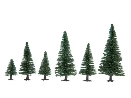 [NOC 26920] Noch : Sapins modèles, 10 pcs.