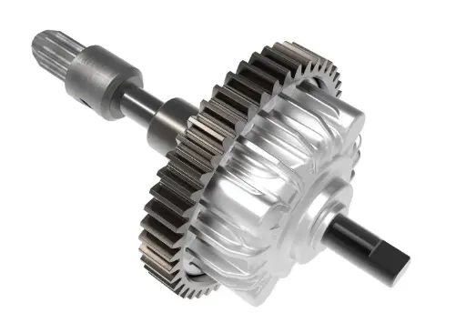 [TAX 10760R] Traxxas :  Differential kit, center (complete with steel spur gear) (aluminum carrier) (requires #10757 & #10762)
