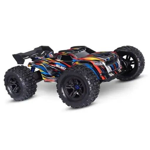 [TAX 95096-4-BLUE] Traxxas :  Traxxas Sledge Belted 1/8 6S - Blue