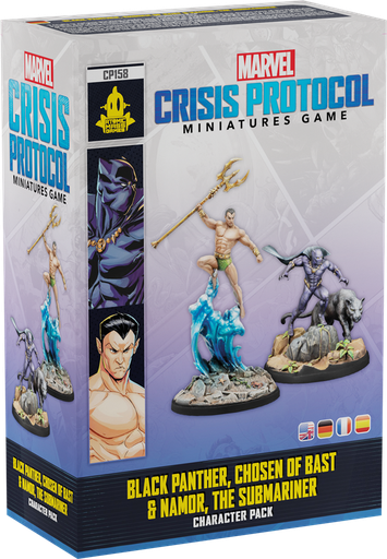 [AMG CP158] Marvel Crisis Protocol : Black Panther, Chosen of Bast & Namor, the Sub-Mariner - Character Pack