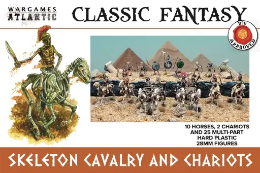 [WAA CF007] Wargames Atlantic : Skeleton Cavalry and Chariots │ Classic Fantasy