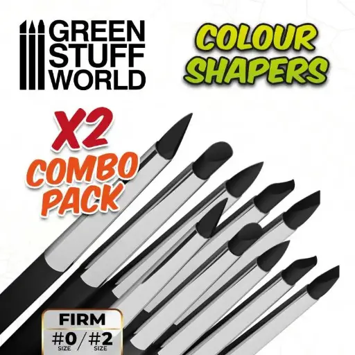 [GSW 9008] Clay Shapers - Color Shapers COMBO 0 and 2 - Black Firm