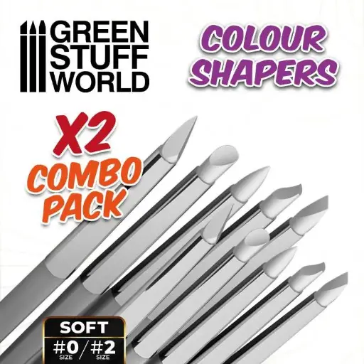 [GSW 9009] Clay Shapers - Color Shapers COMBO 0 and 2 - White Soft