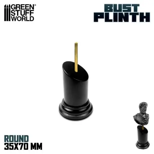 [GSW 1815] Green Stuff : Socle Rond Noir 3.5Cm