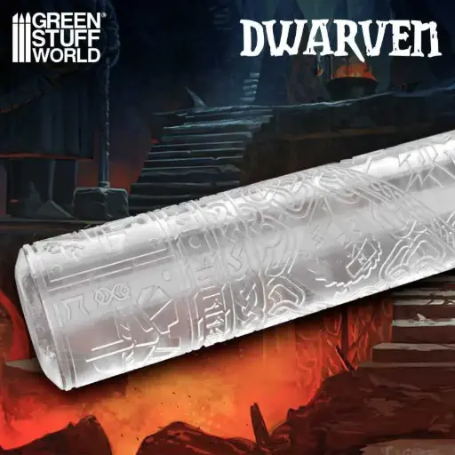 [GSW 2386] Green Stuff : Rolling Pin "DWARVEN"