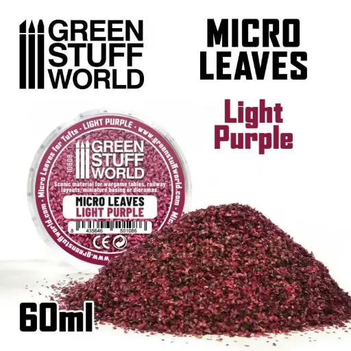 [GSW 10608] Green Stuff : MICRO FEUILLES - Mélange violet clair 