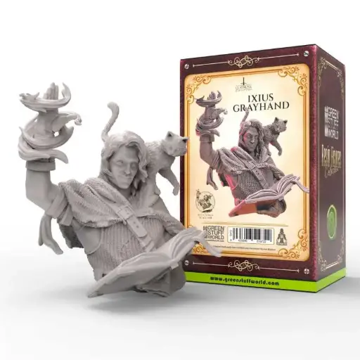 [GSW 12472] Claymore Miniatures : Ixius Grayhand │ Resin Figures Collection