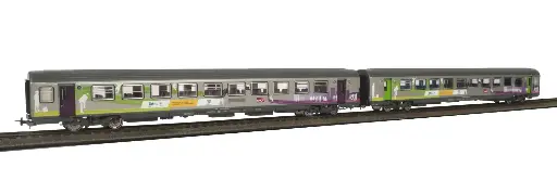 [PIK 97134] Piko : Voiture Corail Rémi A10Tu + B1TU 2pcs