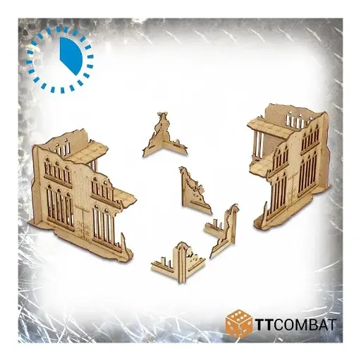 [TTC SCW-SFG-149] TTCombat : Municipium Sector Medium Corner Ruins │ Sci-Fi Gothic