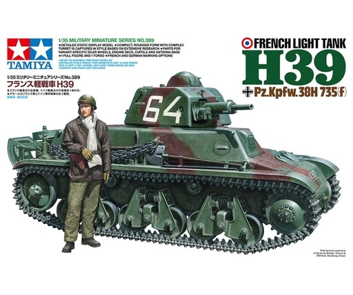 [TYA 35389] Tamiya : French Light Tank H39 - Pz.Kpfw.38H 735(f) 