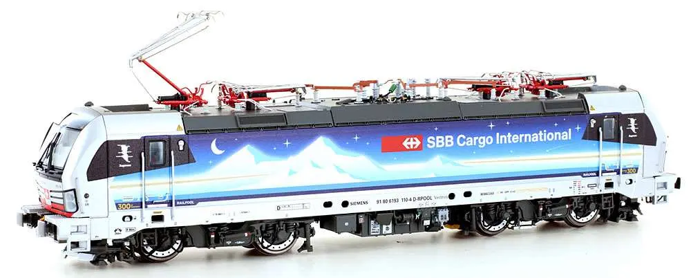 Locomotive électrique Vectron 193 139-3, Railpool, SBB Cargo Ep Vi Digital Son Hobbytrain H30177 N 1160 4250528623861