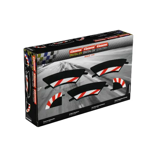 [CAE 20020551] Carrera : Bordures intérieurs pour virage 1/60°