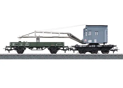 [MKN 46719] Marklin : Coffret wagon-grue avec fonctions numériques 