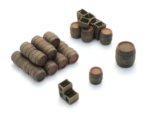[ATE 387.640] Artitec : Chargement de camion fûts de bière en bois