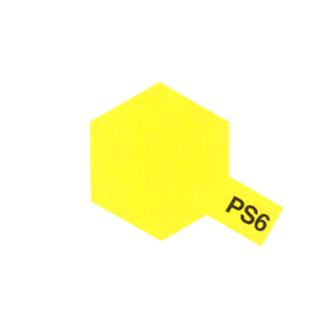 [TYA 86006] Tamiya : PS6 - Jaune │ Spray pour Lexan