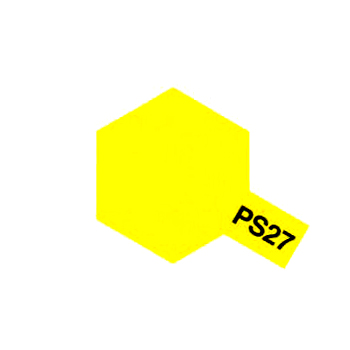 [TYA 86027] Tamiya : PS27 - Jaune Fluo │ Spray pour Lexan