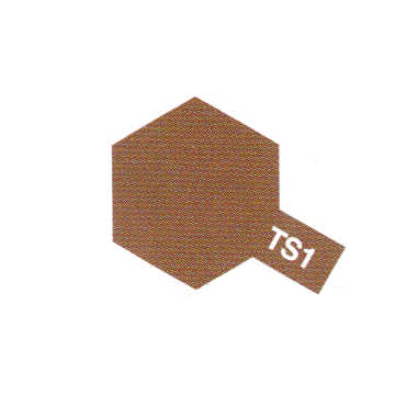[TYA 85001] Tamiya : TS1 - Rouge Brun Mat │ Spray 100ml