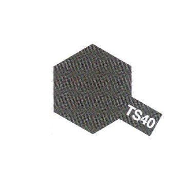 [TYA 85040] Tamiya : TS40 - Noir Métal Brillant │ Spray 100ml