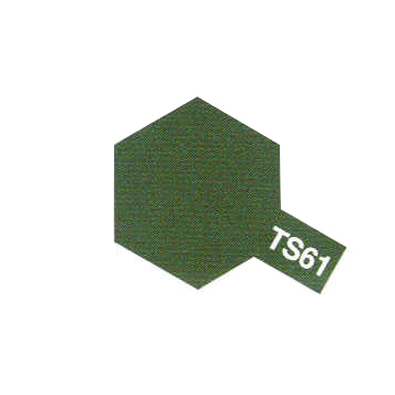 [TYA 85061] Tamiya : TS61 - Vert Otan Mat │ Spray 100ml