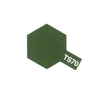 [TYA 85070] Tamiya : TS70 - Olive Drab Jgsdf Mat │ Spray 100ml