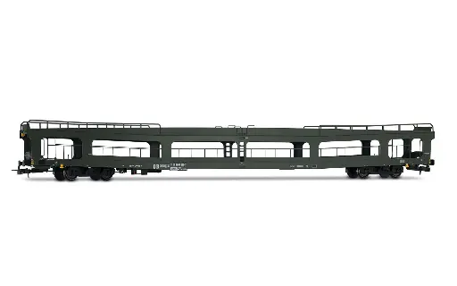 [RIA HR4381] Rivarossi : Transporteur de voitures DDm 916 livrée verte │ Époque VI  - DB 