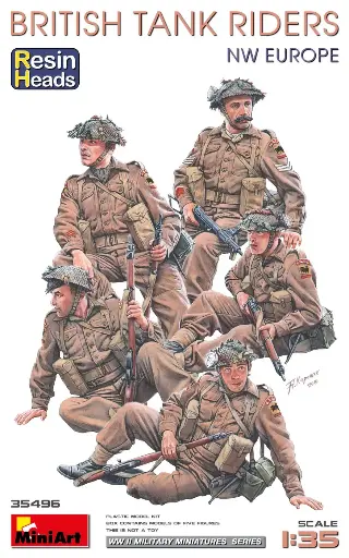 [MNT 35496] MiniArt : British Tank Riders NW Europe