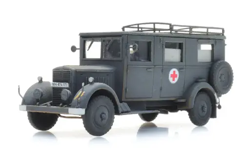 [ATE 6870587] Artitec : Phanomen type Granit 25h Panzer Grey Ambulance