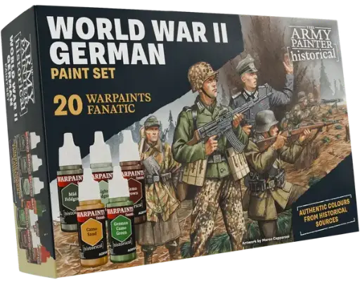 [TAP WP8083] The Army Painter : Set de peintures - WWII German │ Warpaint Set [Précommandes]