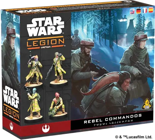 [AMG SWQ16ML] Alliance Rebelle : Rebel Commandos (Resculpt) [Multi-Langue] │ Star Wars LEGION