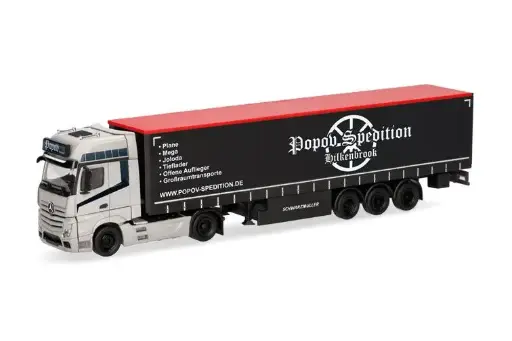 [HER 318891] Herpa : Mercedes Benz Actros L G. G.Sz. Popov Spedition 