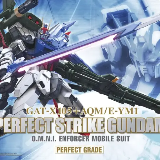 [BAI 5059011] Bandai : Perfect Strike Gundam • GAT-X105 + AQM/E-YM1 - O.M.N.I. Enforcer Mobile Suit [PG][1/60]