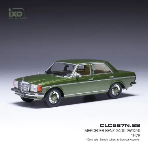 [IXM CLC587] Ixo models : Mercedes 240D W123 │ 1976 - Vert