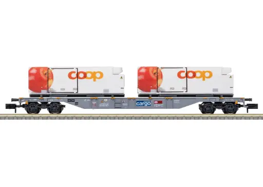 [MII 15495] Minitrix : coop Container Transport Car 