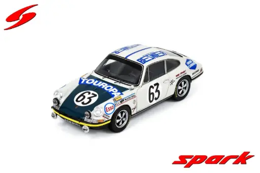 [SPK S9750] Spark Model : Porsche 911T No.63 Le Mans 24H 1969 R. Mazzia - P. Mauroy