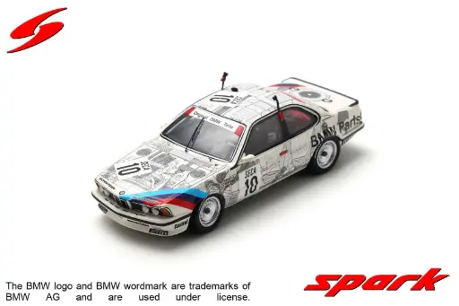 [SPK SB667] Spark model : BMW 635 Csi No.10 24H Spa 1986 E. Pirro - R. Ravaglia - G. Berger