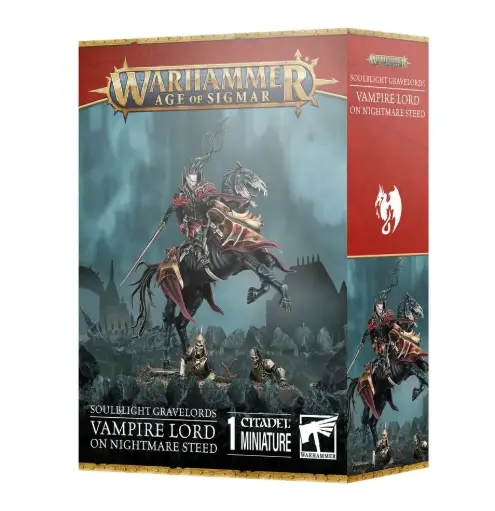 [GAW 91-82] Soublight Gravelords : Vampire Lord on Nightmare Steed │ Warhammer Age of Sigmar