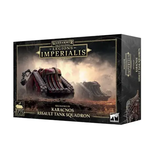 [GAW 03-83] Mechanicum : Karacnos Assault Tank Squadron │ Warhammer Legion Imperialis