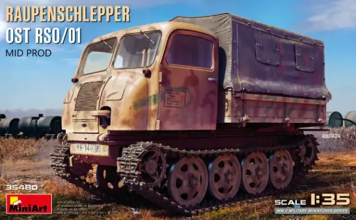 [MNT 35480] MiniArt : Raupenschlepper Ost RSO/01 Mid Prod.
