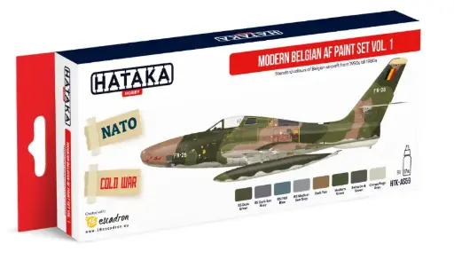 [HAT HTK-AS59] Hataka : Modern Belgian AF paint set vol. 1