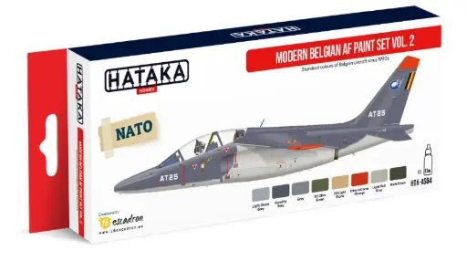 [HAT HTK-AS64] Hataka : Modern Belgian AF paint set vol. 2 