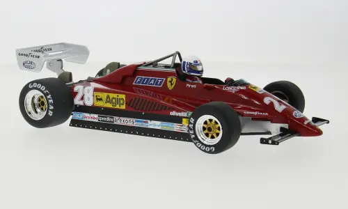 [MODC MCG18628F] Modelcar : Ferrari 126 C2 │ No.28 2nd GP Monaco 1982 
