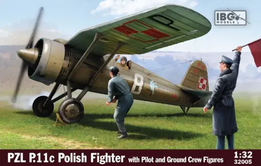 [IBG 32005] IBG : PZL P.11C avec Pilote et Crew 