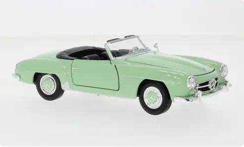 [WEL 24118C-W] Welly : Mercedes 190SL W121 Cabriolet Vert Pale 1955