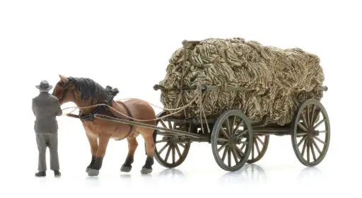 [ATE 387.619] Artitec : Remorque Traditionnel avec chargement et Figurine 