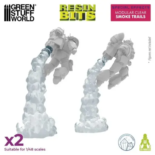 [GSW 12932] Green Stuff : Smoke Trails │ Special Effects • Resin Bits