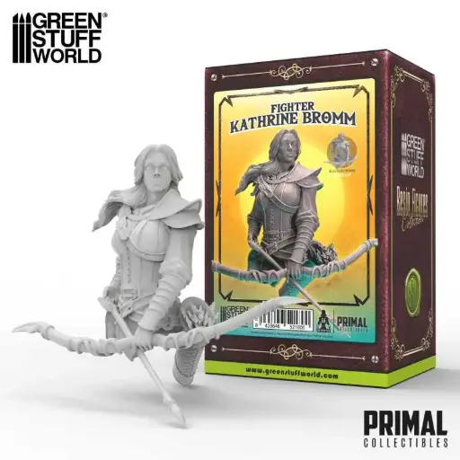 [PRC 12680] Primal Collectible : Fighter Kathrine Bromm │ Resin Figures Collection