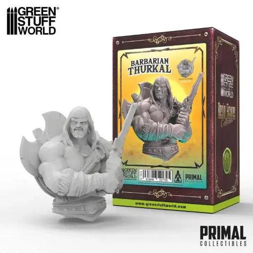 [PRC 12672] Primal Collectible : Barbarian Thurkal │ Resin Figures Collection