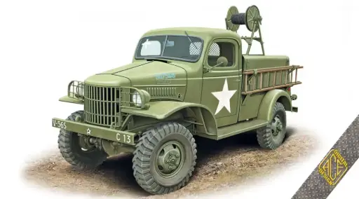 [ACE 72593] Ace : Dodge 1/2 ton WC-43 (T 215) │ Téléphone installation and maintenance truck