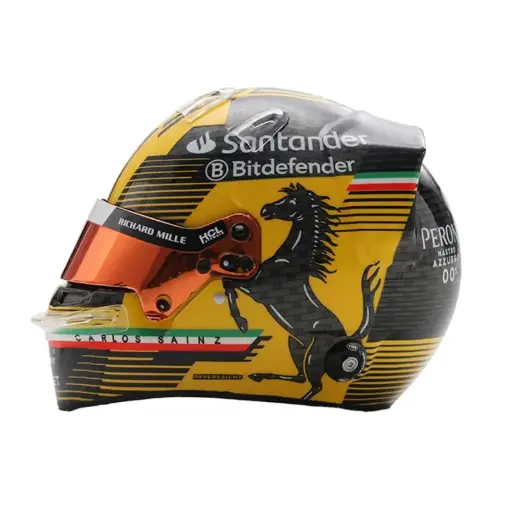 [LOO LSHEL005] LookSmart : Casque Helmet 1/5 Carlos Sainz Jr Ferrari F1 Monza - 2024